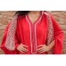 Unique Exclusive Handmade Silk with Pearls Moroccan Dress " Red Attitude"...ON SALE!